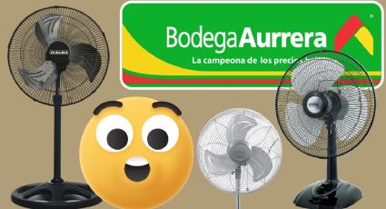 Aurrera vende 3 ventiladores económicos a menos de 800 pesos para época de calor