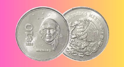 Piden hasta 500 mil por esta moneda de Miguel Hidalgo de 10 pesos