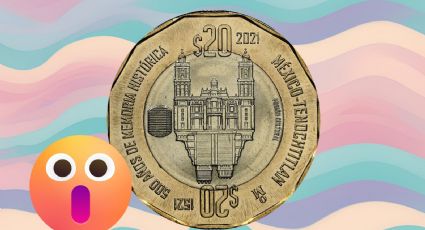 ¿Qué bancos te compran la moneda de 20 pesos de los 500 años de Tenochtitlan?