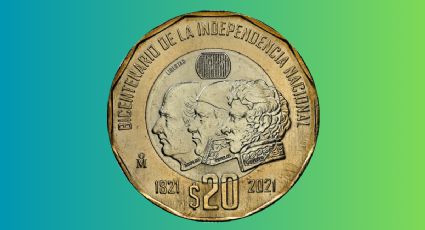 ¿Qué precio tiene la moneda de 20 pesos del Bicentenario de la Independencia Nacional?