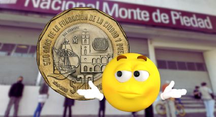 ¿Cuánto te dan en el Monte de Piedad por una moneda de 20 pesos de la fundación de Veracruz?