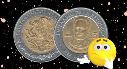 ¿Cuál es el valor real de la moneda de 5 pesos de Filomeno Mata?