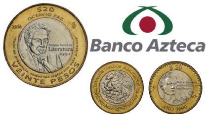 ¿Cuánto te paga Banco Azteca por tu moneda de Octavio Paz?