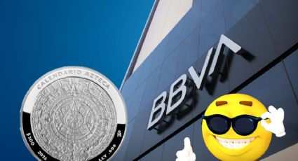 ¿En cuánto te compra BBVA la moneda de Calendario Azteca de 1 kg de plata?