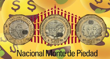 La única moneda de 20 pesos por la que el Monte de Piedad te presta 12,000 pesos