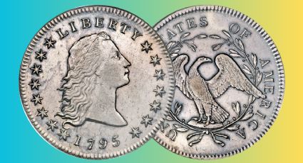 La moneda de 1 dólar de plata 'Flowing Hair' de 1794 que alcanzó un valor récord de más de $10 millones