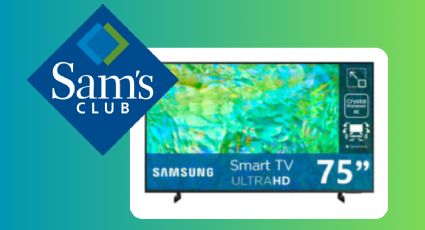 ¡Un regalo muy 'padre'! Sams Club pone en casi 40% de descuento esta Pantalla Samsung 75 Pulgadas