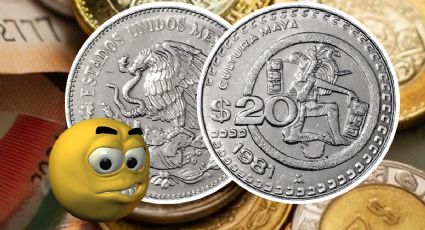 ¿Cuál es el valor real de la moneda de 20 pesos conmemorativa de la cultura maya?