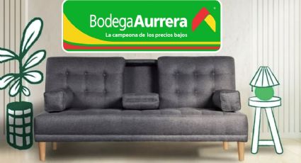 Oferta Bodega Aurrera: Remata Sofá Cama con más de 50% de descuento en 3,990 pesos