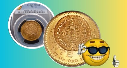 Moneda de 20 pesos vale casi 40,000 por su material y el certificado que tiene