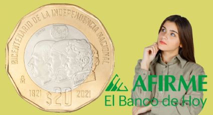 ¿En cuánto te compra Afirme tu moneda de 20 pesos del Bicentenario de la Independencia?