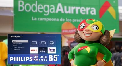 Bodega Aurrera rebaja televisor Philips de 65 pulgadas con más de 9,000 pesos de descuento