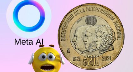 ¿Dónde vender mi moneda de 20 pesos del Bicentenario de la Independencia, según IA de Meta?