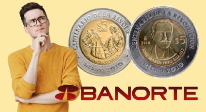 ¿Cuánto paga Banorte por tus monedas de 5 pesos conmemorativas de la Revolución Mexicana?