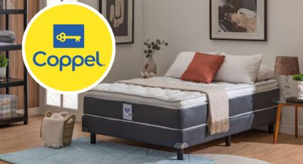 ¡A más del 40%! Coppel remata este colchón matrimonial Spring Air