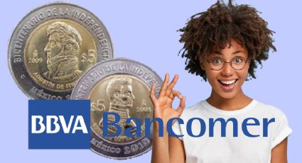 ¿Cuánto paga BBVA por tus monedas de 5 pesos conmemorativas de la Independencia de México?