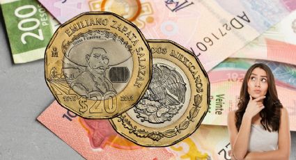 ¿En cuánto te compra Inbursa la moneda de 20 pesos de Emiliano Zapata?