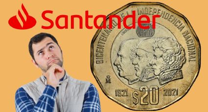 ¿En cuánto te compra Santander tu moneda del Bicentenario de la Independencia?