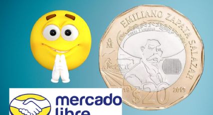 ¿En cuánto me compran mi moneda de 20 pesos de Emiliano Zapata en Mercado Libre?