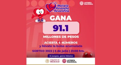 Sorteo Melate, Revancha y Revanchita 3922: Lista de ganadores del 5 de julio 2024