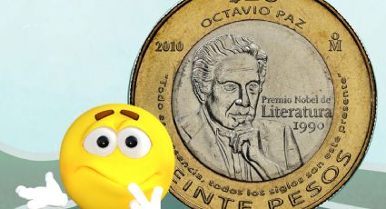 ¿Cuál es el valor real de la moneda de 20 pesos de Octavio Paz que se vende hasta en 4 mil pesos?