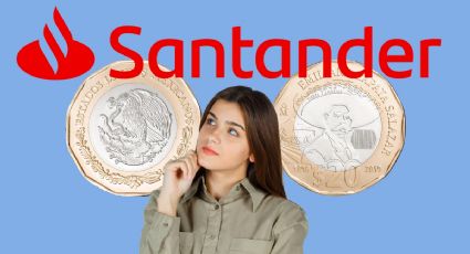 ¿En cuánto te compra Santander tu moneda de Emiliano Zapata?