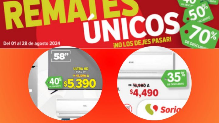 Folletos de Soriana Híper: Estos son los mejores REMATES en mercancía para HOY 2 de agosto