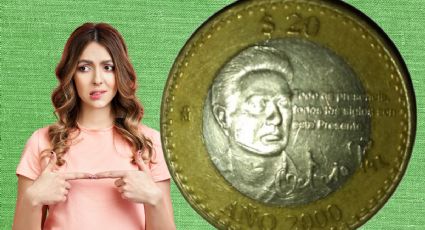 Moneda de 20 pesos conmemorativa a Octavio Paz vale 350,000 en Internet por su forma redonda