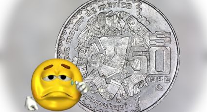 El valor real de la moneda de 50 pesos que se vende hasta un millón 200 mil porque se cree que es de plata