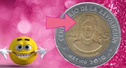 La moneda de 5 pesos de la Revolución que rinde homenaje a las Adelitas y se vende en 200,000