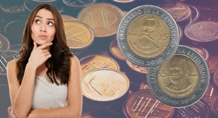 ¿Cuántas monedas de 5 pesos son del Centenario de la Revolución?