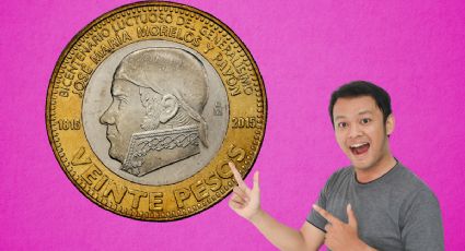 El valor real de la moneda de 20 pesos conmemorativa a Morelos que se vende en 200,000 por su tiraje