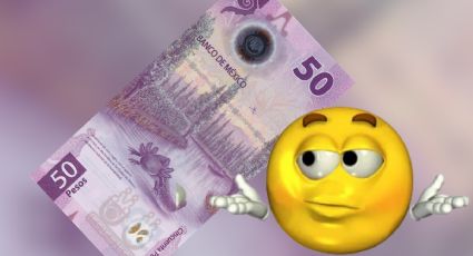 El billete de 50 del ajolote con un error de impresión que ahora vale 650 mil pesos