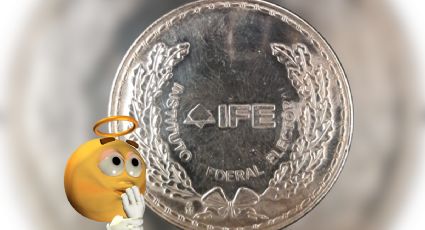 Venden en 200 mil pesos esta moneda conmemorativa del IFE, ahora INE