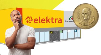 ¿Cuánto te da Elektra por tu moneda antigua de 1,000 pesos?