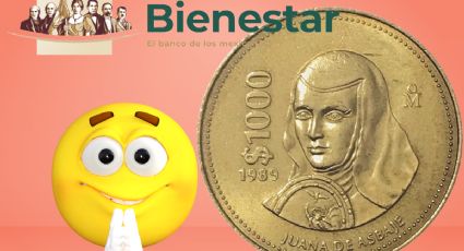 Cuánto te paga Banco Bienestar por tu moneda antigua de 1,000 pesos