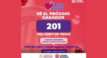 Resultados Melate, Revancha y Revanchita 3937 HOY 9 de agosto 2024: GANADORES