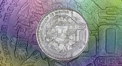 Moneda antigua de 50 pesos se vende en 2 millones por su diseño especial con diosa Azteca