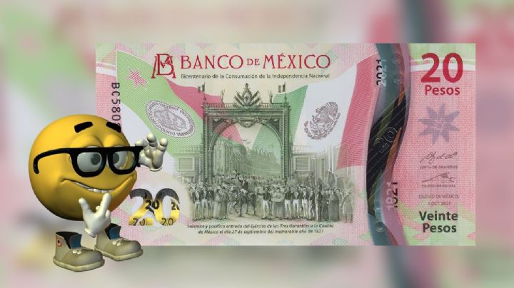 El error del billete de 20 pesos que eleva su valor hasta los 130 mil