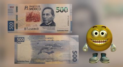 Este billete de 500 pesos de la serie AA ahora cuesta 250 mil debido un error visible en su diseño