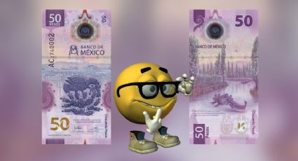 El billete de 50 pesos del 'ajolote cornudo' que ahora cuesta un millón y medio