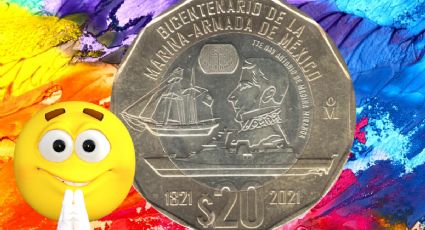 Moneda de 20 pesos del Bicentenario de la Marina Armada de México se vende en 6 millones por este ERROR