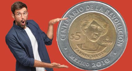 Moneda de 5 pesos de la Revolución vale 450 mil por honrar a la mujer más famosa del movimiento