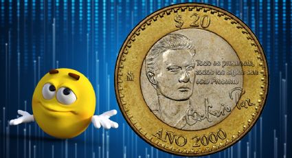 MONEDA de 20 pesos se vende en 1 millón porque es la única en México que honra el tercer milenio