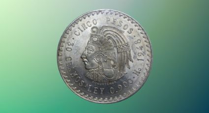 La ANTIGUA moneda de 5 pesos que fue acuñada en PLATA y por la que pagan casi 1 millón