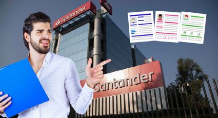 Santander lanza empleo para personas con preparatoria; sueldo de 12,000 pesos al mes más comisiones