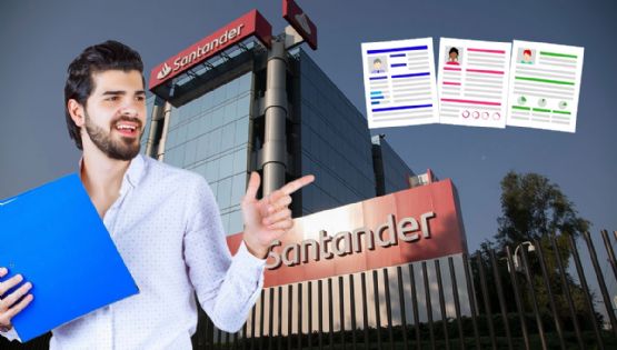 Santander lanza empleo para personas con preparatoria; sueldo de 12,000 pesos al mes más comisiones