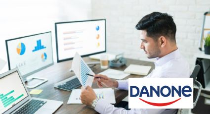 Danone lanza EMPLEO para trabajar 2 día en remoto; sueldo de 20,000 pesos mensuales