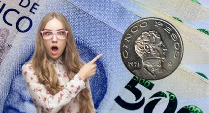 Monedas antiguas de 5 pesos con la imagen del personaje histórico que consumó la Independencia se venden hasta en 2 millones