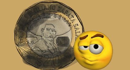 La MONEDA QUEMADA de 20 pesos de Emiliano Zapata que ahora se vende en 7 millones